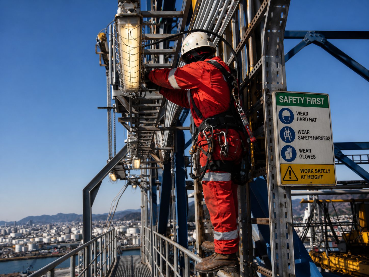Dropped-object and site safety inspection